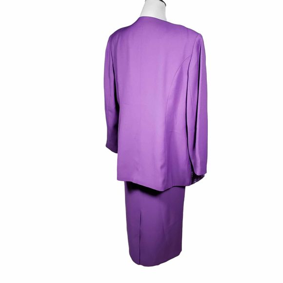 Stella Louise for KB Plus size 18 Purple 2-Piece Church Suit AS IS - Picture 9 of 11